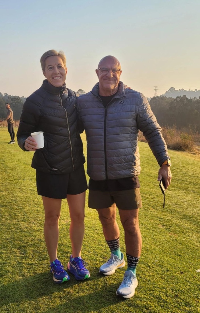 Training partners after a morning session at Wolwespruit
